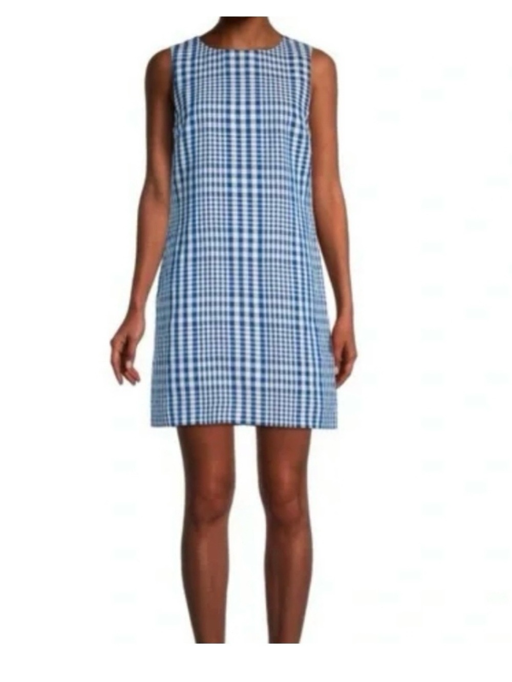 Theory Easy Shift Dillon Multi Blue Dress